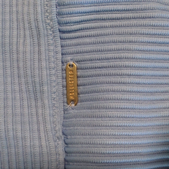 Hollister NWOT extra large XL ribbed v front bikini bottoms light blue - Picture 5 of 5